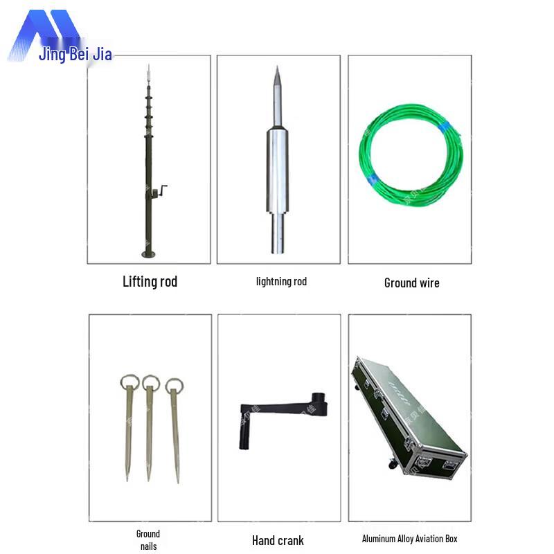 Portable Telescopic Lightning Rod