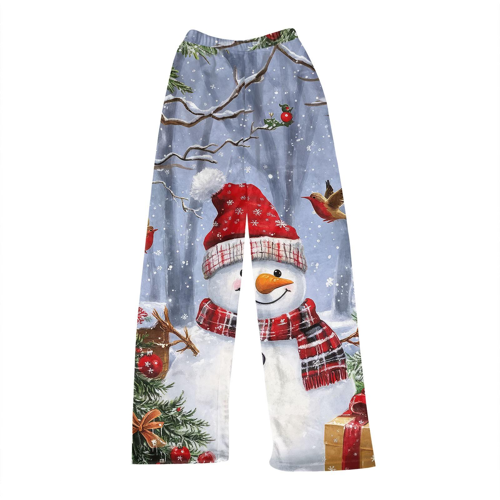 

Женские зимние клетчатые брюки, длинные брюки, спортивные брюки XS белый