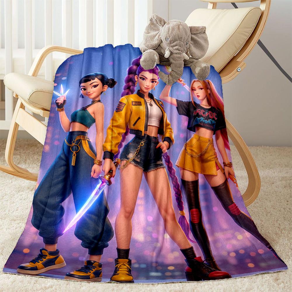 Music Fashion Fusion Blanket Soft & Cozy Suitable for Couch Bedding Office Four Seasons Universal Digital Print