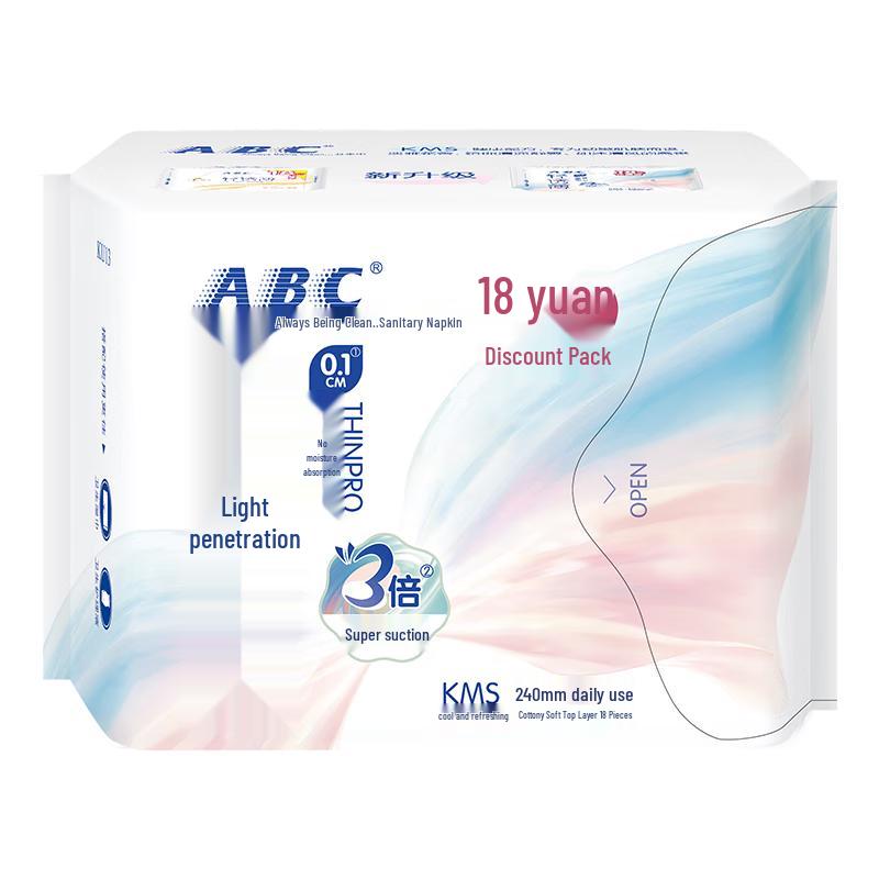 ABC Ultra-Thin Day Use Sanitary Pads