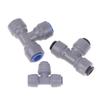 Plastic Tee Quick Connect Pipe Hose Connector Push In Fitting 6.35/8/9.5Mm Tee Piece Beer Brewing Homebrew Parts