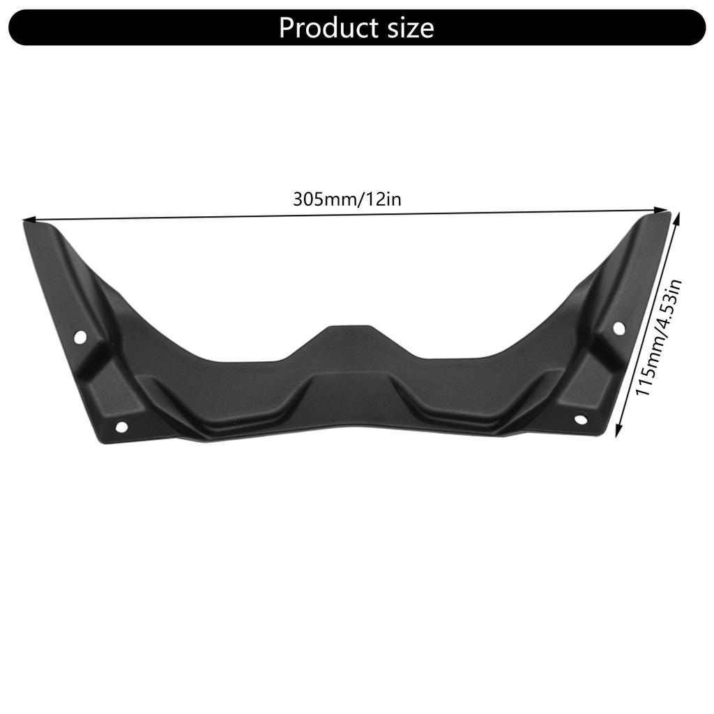 Motorbike Modification Accessory Motorcycle Cockpit Panel Fairing Fork Shield Updraft Deflector Easy Installation