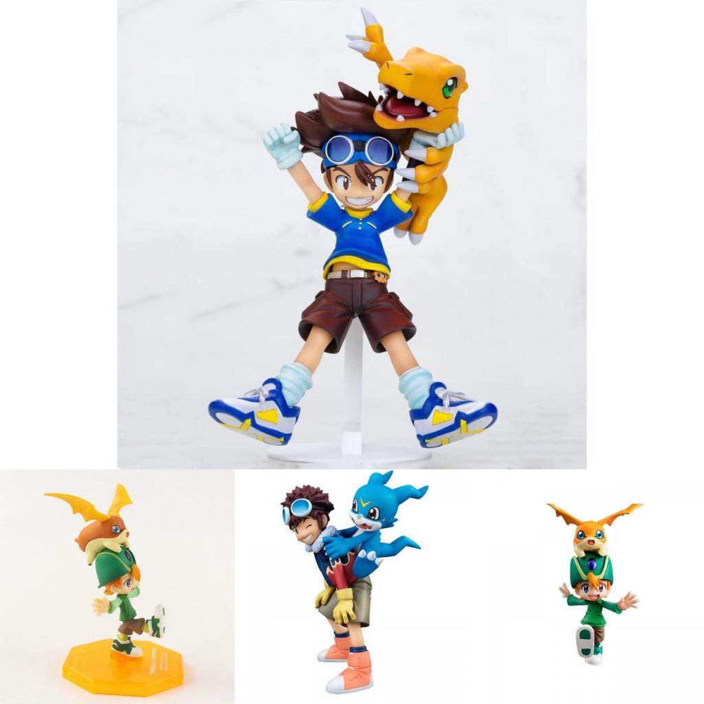Premium Quality Digimon Digital Monster Action Figure Toys Yagami Taichi Agumon Collectible