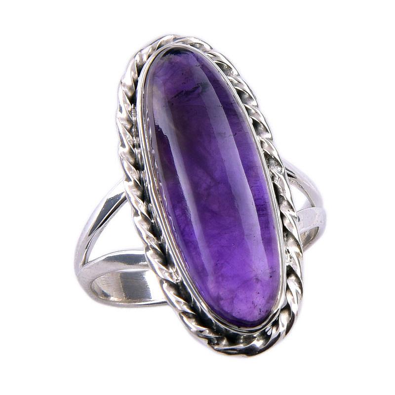 Natural Cacoxenite Gemstone 925 Solid Sterling Silver Jewelry Ring Size 8 O7v31