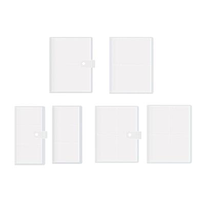 2 Peças Bolsa de Página Inserível Portátil para Álbum de Fotos com Compartimentos para Fotos, Documentos e Recibos em Vários Cenários