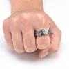 Men's Multi-Eye Spinner Ring 316L Stainless Steel Waterproof Trendy Jewelry Gift for Him