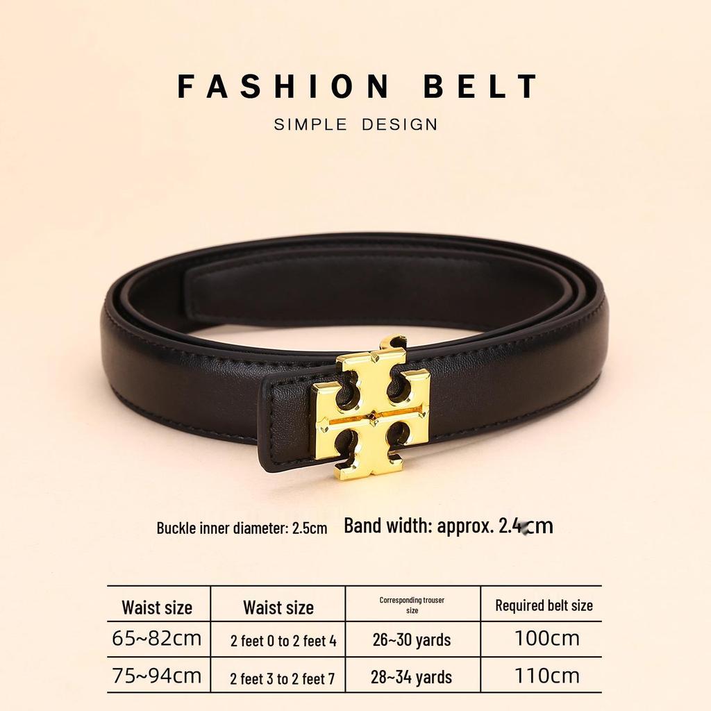 Hochwertiger Damen-Modegürtel aus Rindsleder - Vielseitiges Statement-Taillenaccessoire für Hosen, Japanischer & Koreanischer Stil.