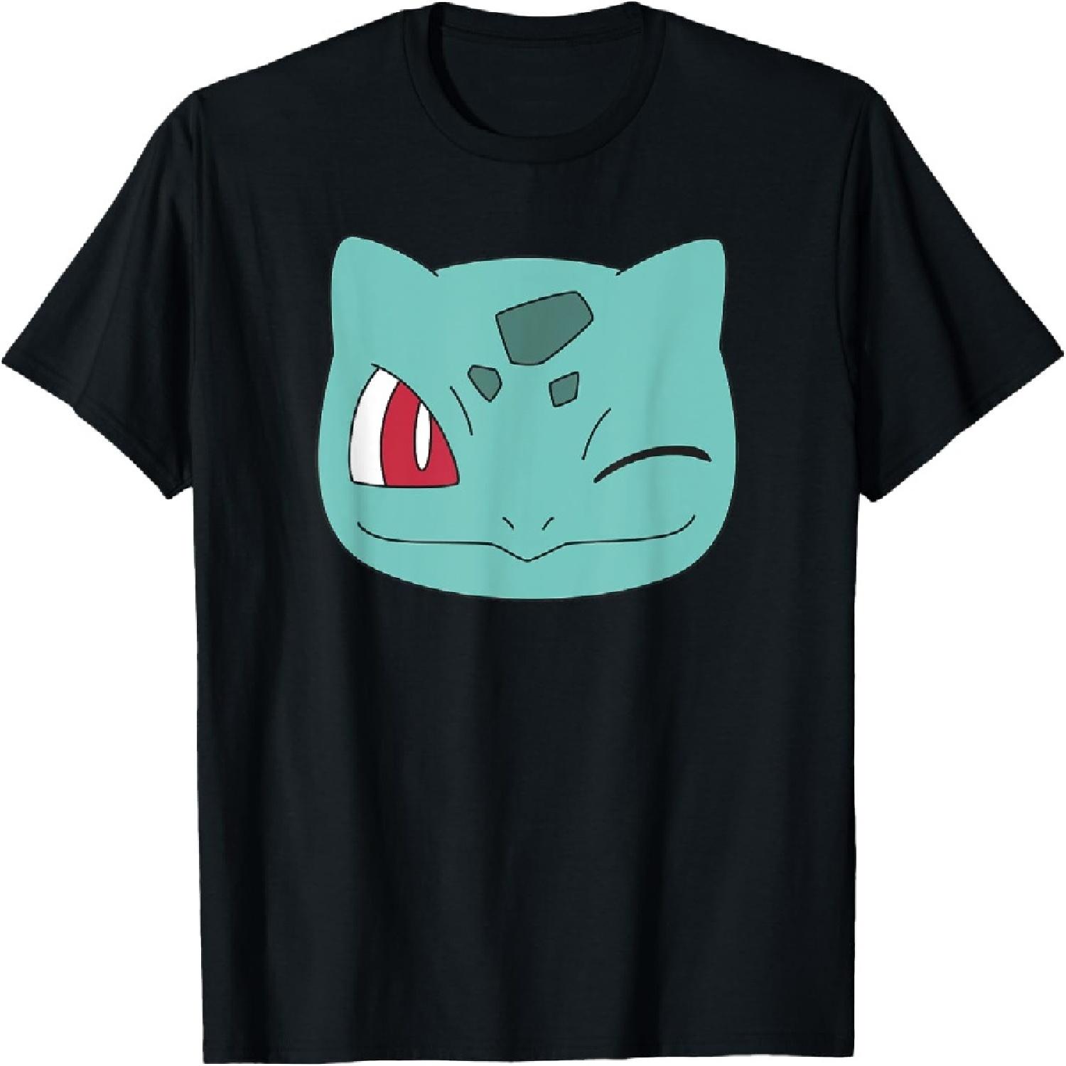 Pokémon Bulbasaur Big Face Wink T-Shirt S