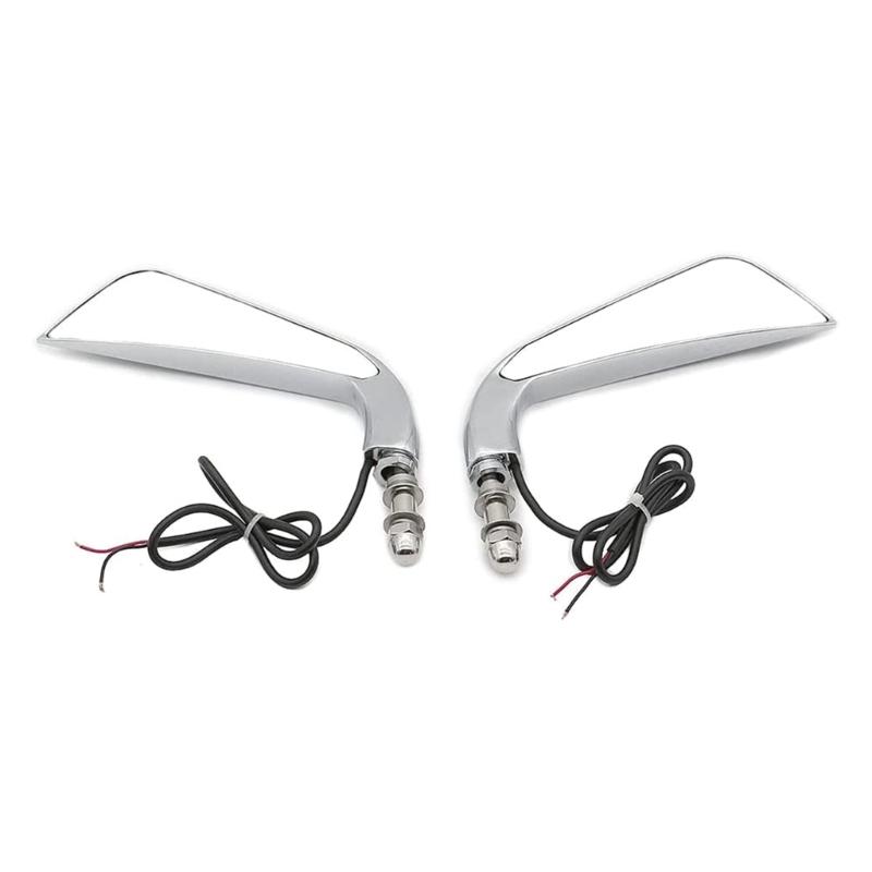 Motorcycle Rearview Mirror Motorcycle Rear View Mirror with LED Turn Signal Light Quick Installation used for 883 1200