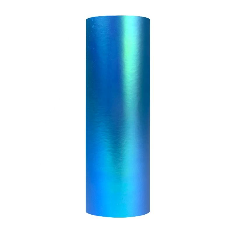 12-Inch X 164-Foot Matte Rainbow PVC Self-Adhesive Vinyl Roll Holographic Permanent Decorative Stickers Cutters for Decor