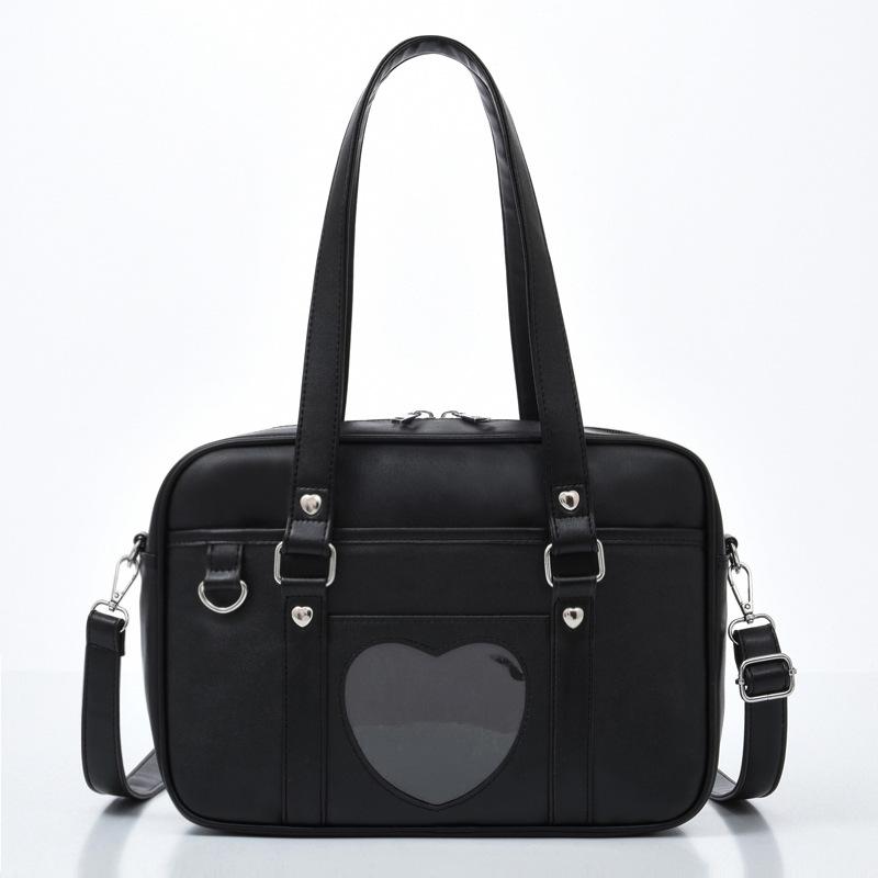

Taoxin jk uniform bag Japanese versatile pu college commuter women s bag animation two-dimensional oblique span shoulder jk bag feeling
