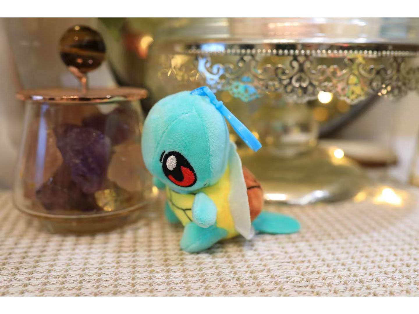 Плюшевые брелоки Покемон: Куклы Бульбазавр, Сквиртл, Генгар, Пикачу