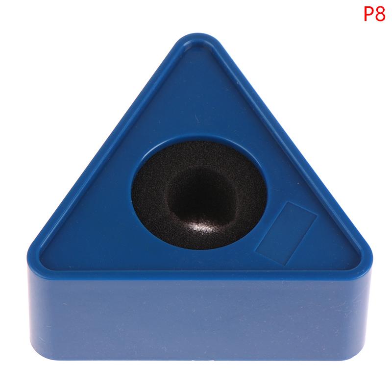 1Pc Durable Microphone Interview Triangle Square Logo Flag Station ABS Plastic Microphone TV Interview Station Logo Black Hole