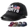 New Unisex Hip-hop American Flag Embroidery Baseball Hats for Women Men Fashion Adjustable Peaked Caps Outdoor Sunscreen Hat