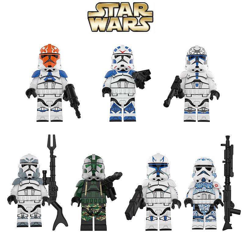 Jucărie Blocuri de Construcție Star Wars Pentru Copii Material Plastic Înălțime 4,5 cm