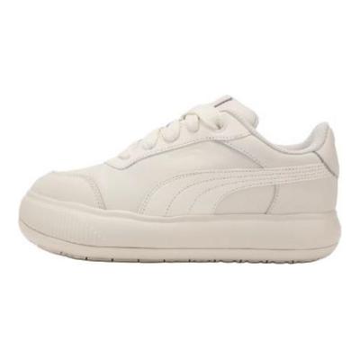 Mayu Hybrid Lea Comfortable Versatile Low-Top Casual Shoes Women Sneaker Off-White 400490-01