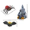 10pcs Resin Miniature Ornaments Halloween Desktop Figurines Cute Village Accessories  Home Bar Decor
