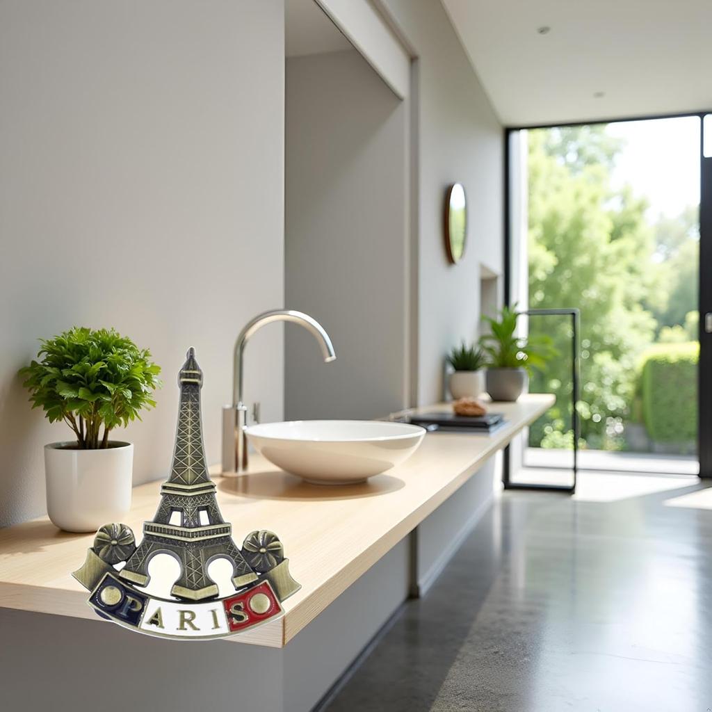 3D Metal Fridge Magnet Eiffel Tower Paris France Souvenir Gift Decoration Fridge Magnet, Kitchen Accessories, Kitchen Refrigerator Decoration