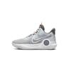 Nike KD Trey 5 IX Mesh Slip Resistant Abrasion Resistant Mid top Basketball Shoes Unisex Gray Pink CW3402-011(Team283-)