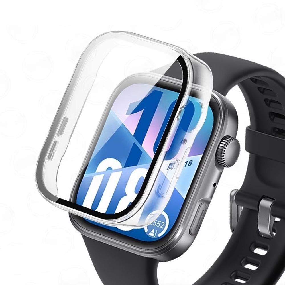 Чехол для Huawei watch Fit 4/fit 4 Pro Защитное стекло Аксессуары Закаленное стекло Бампер Чехол huawei watch fit 4 Защитный For huawei fit 4 прозрачный