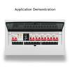High Accuracy Electrical Parameters Meter Electric Current Power Monitors DIN Rail Mount Flame Retardant Case LED Display