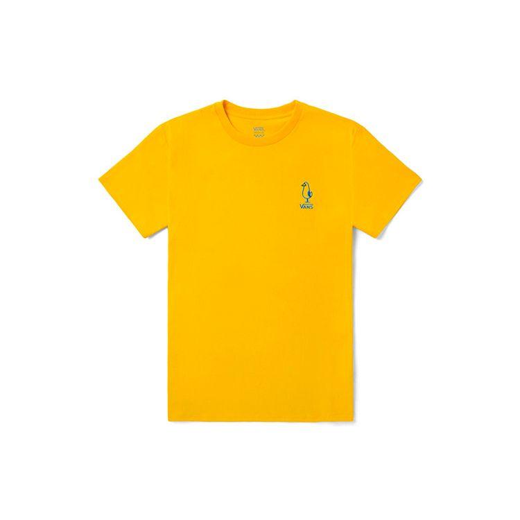 

Vans White Dove Pattern Short Sleeve T-Shirt Women T-Shirts Yellow VN0A5F3X85W M