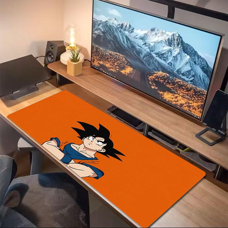Goku Power Evolution Large Size Mouse Pad Large Gaming Table Cushion Nonslip Laptop Tablet Big Mousepad Xxl Mat Mini Pc Playmat With Lock Edge