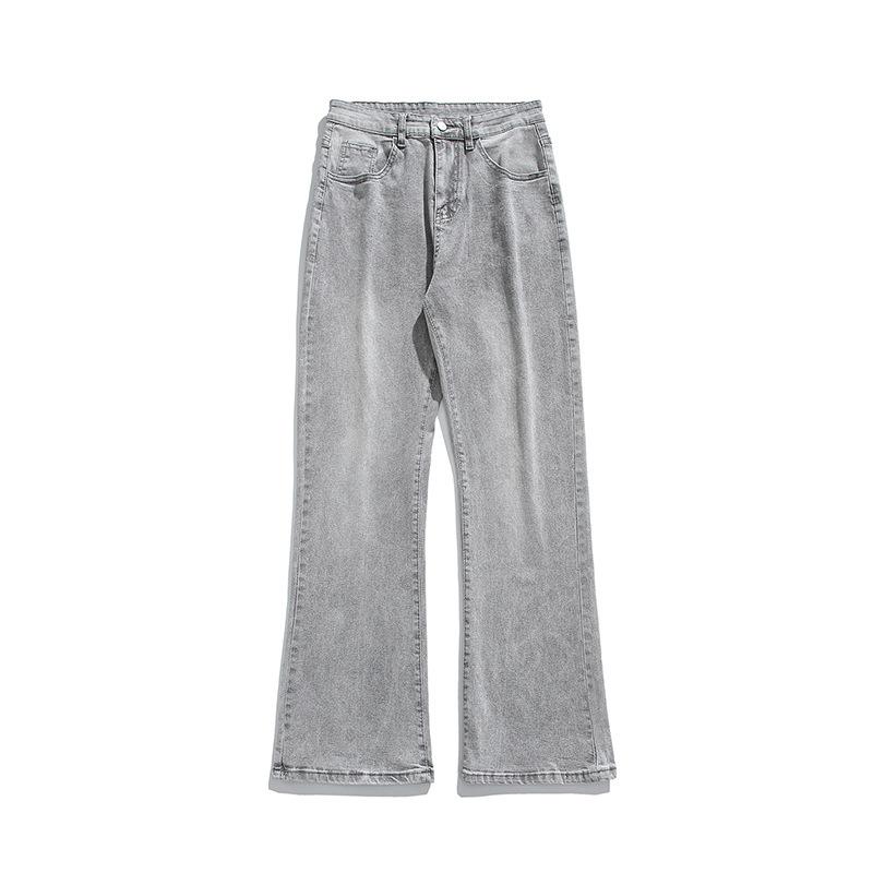 Weft Micro-jeans Heren Koreaanse Versie van High Street Slim en Knappe Wijde Pijpen M