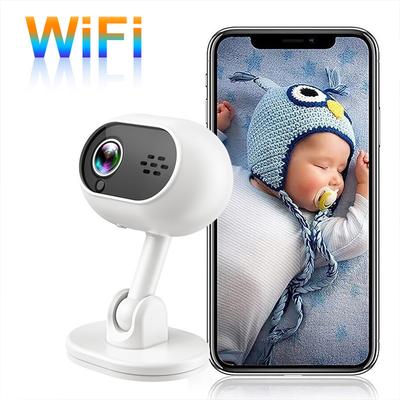 HD Wifi Mini Kamera Wireless Home Zwei-Wege-Audio-Überwachungskamera Nachtsicht-Recorder Echtzeit-Alarm Babyphone