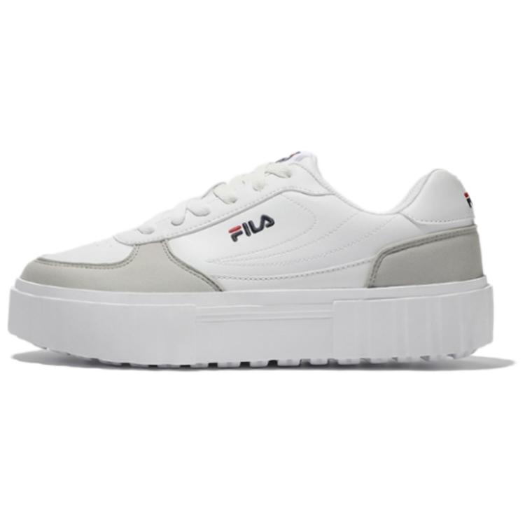 Fila Drop Shot Comfortable Fashion Low-Top Sneakers Unisex Sneakers White Green 1XM01682D-100