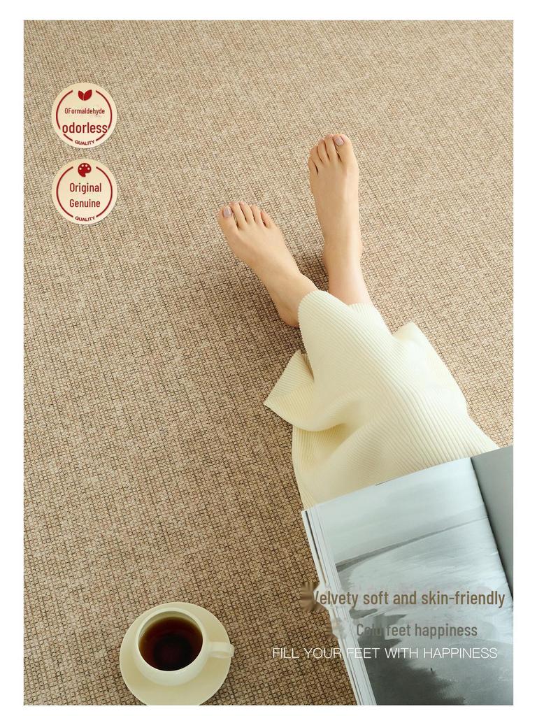 2025 Modern Chinese-style Living Room Carpet - Dirt-Resistant, Easy Care, Waterproof, Anti-Fouling, Thickened for Coffee Table/Sofa