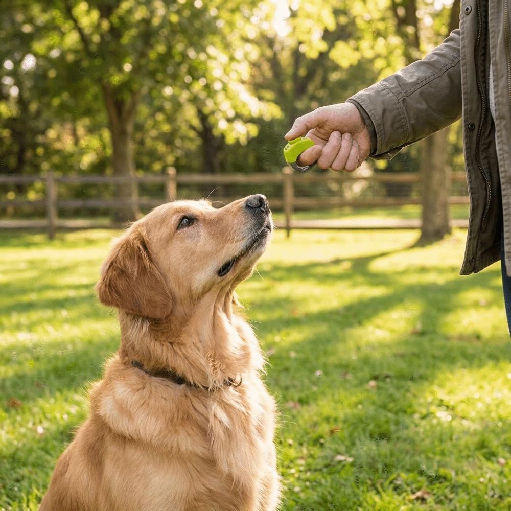 Professioneller Tier-Clicker-Trainer Tragbare Hundetrainings-Clicker Verhaltensmodifikation