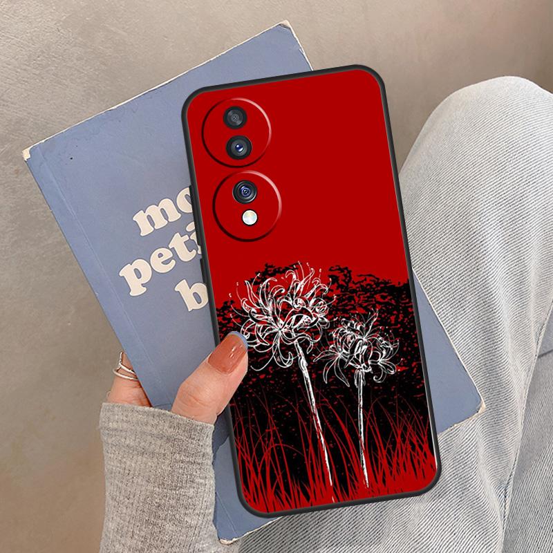 Lycoris radiata Case For Honor Magic 8 7 6 5 Pro Cover For Honor 400 200 X9c X9b X9a X8a X8b 50 70 90 Lite