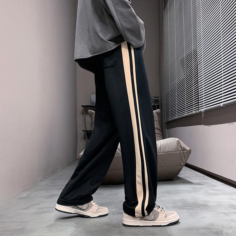 Foss Phil Men's Versatile Loose Fit Casual Wide-Leg Pants