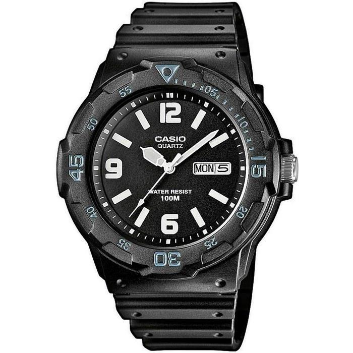 Casio Collection Men's MRW-200H-1B2VEG Watch, Black/White