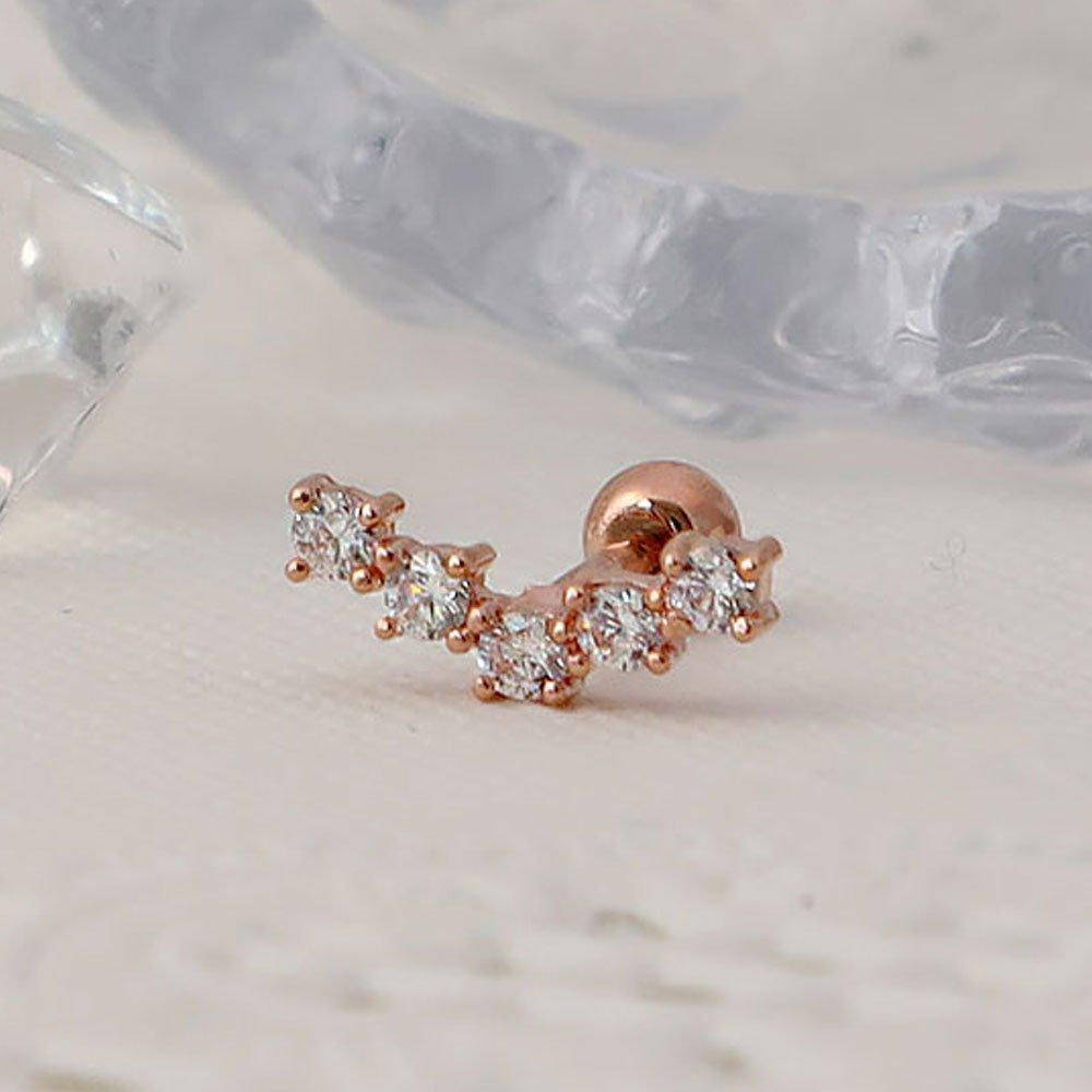 [1+1] 14K Gold-Filled Pin Pure Piercing (Single Sold)