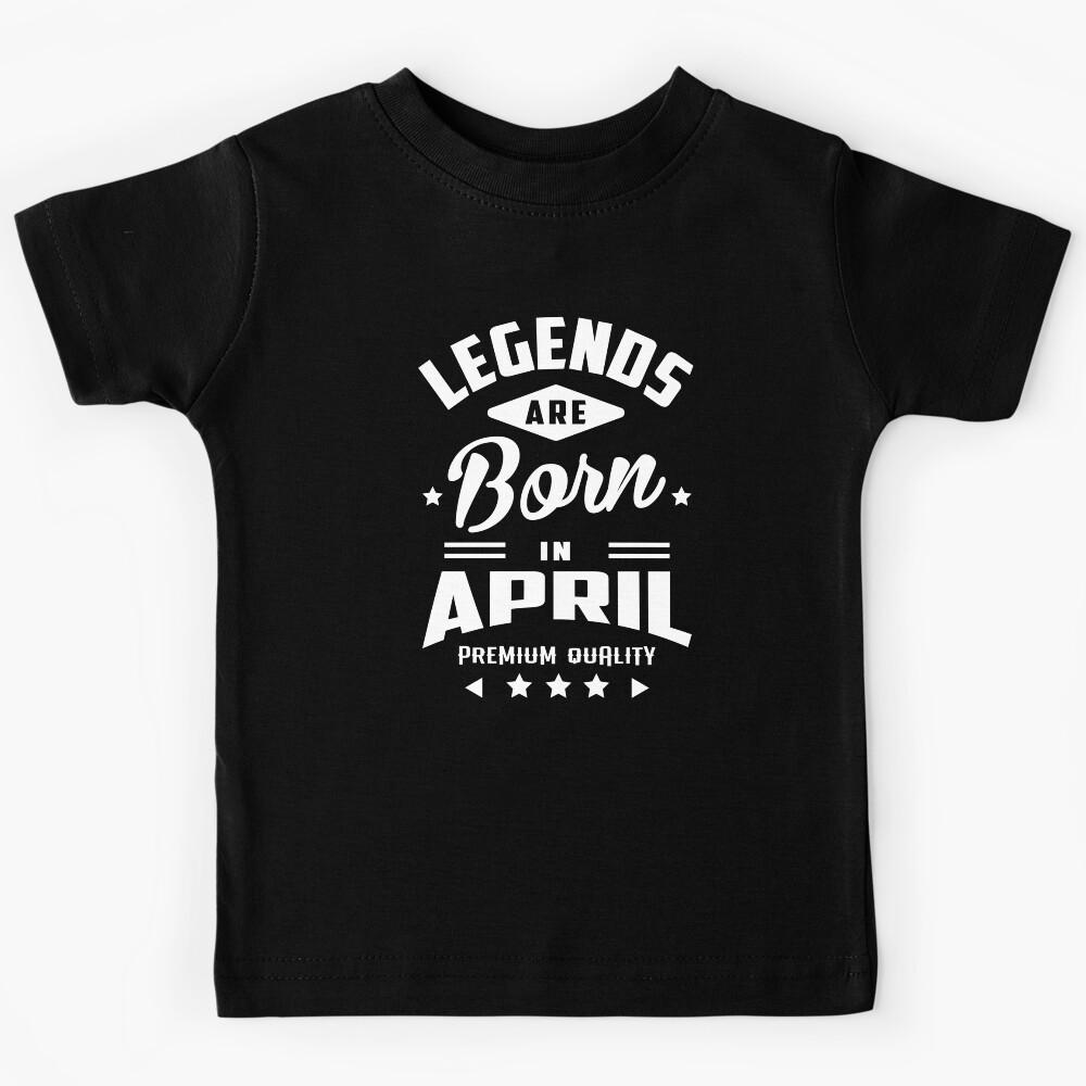 Retro Vintage - Birth April Kids T-Shirt 150