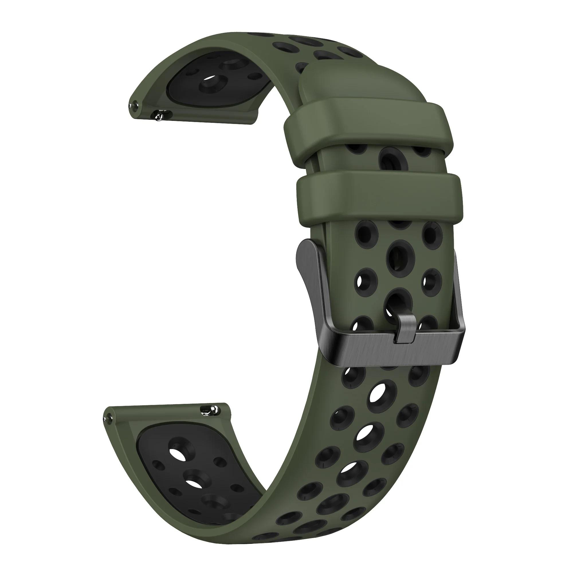20mm Strap for Amazfit Active 2 Square/Active 2/GTR Mini Band for Amazfit Active 2 Square Replacement Round Hole Two-tone Strap Amazfit Active 2