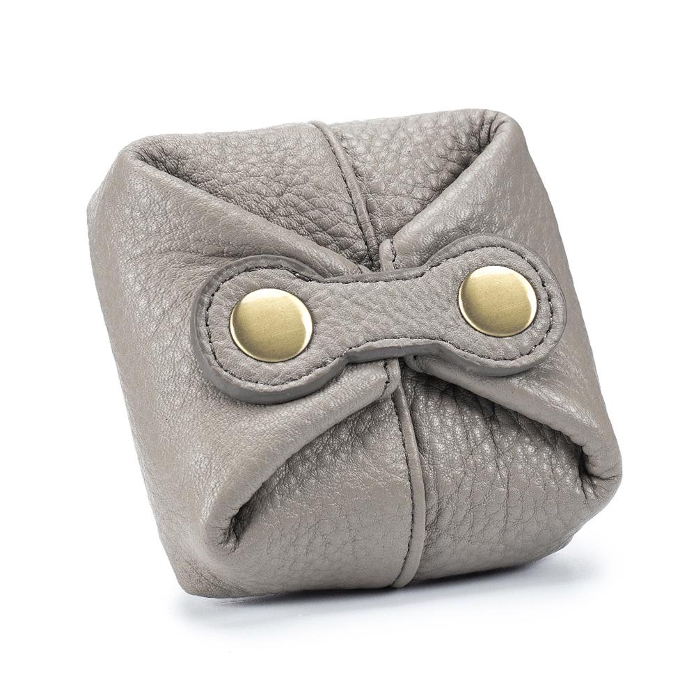 Mini Koeienhuid Portemonnee voor Munten en Sleutels - Schattige Japanse/Koreaanse Stijl Opbergtasje voor Lippenstift & Oordopjes.