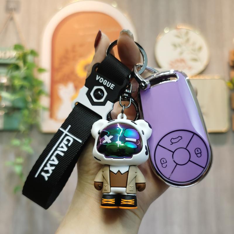 Compatible Key Case for ORA Good Cat, Black Cat R1, White Cat R2 - High-End Car Remote Shell for Men and Women