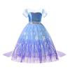 Costume da Principessa Cosplay per Bambina Regina delle Nevi Vestito Halloween Carnevale Vestiti Carini Cosplay Abbigliamento per Feste Serale per 2-10 Anni