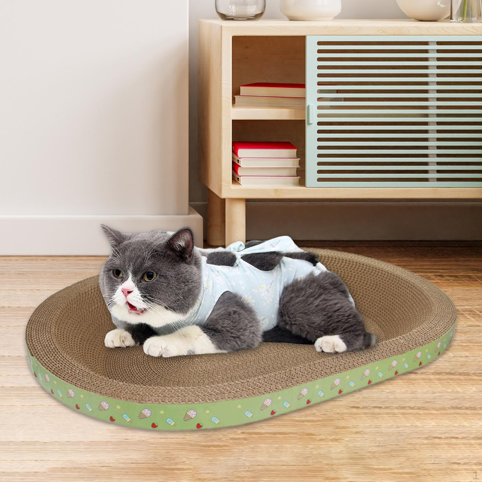 

Когтеточка для кошек, подставка для кровати, многофункциональный коврик для домашних животных, диван-гнездо для 43cmx28cmx8cm