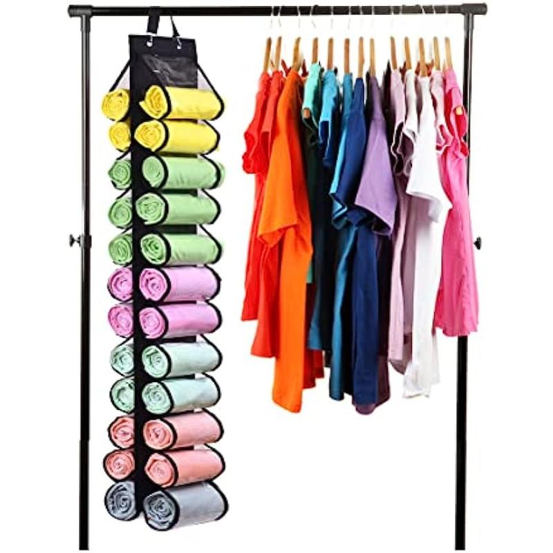 Wieszak do przechowywania legginsów Może pomieścić 24 legginsy lub koszule. Wieszak do przechowywania dżinsów