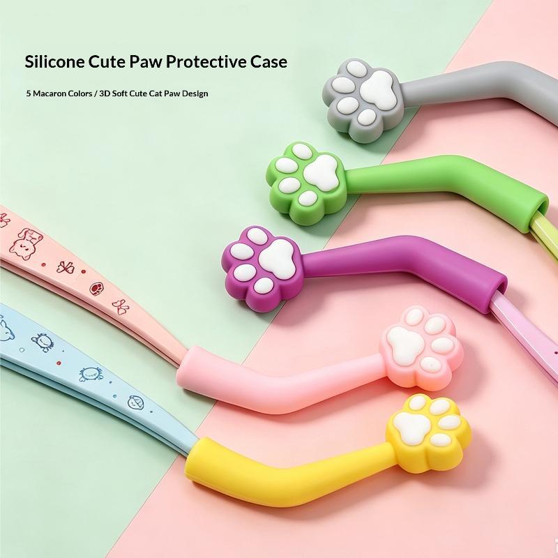 Cat Claw Nail Art Scissor Protective Sleeve 1Pcs Anti-Drop Dead Skin Nipper Cover for Daily Home Manicure Use