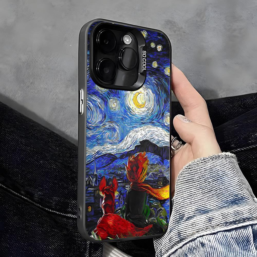 The Little P-Prince Phone Case For IPhone 17 Pro Max 16 Pro Max 15 14 13 11 12 Mini Xs X Xr 7 8 Plus Se Color Silver Cover