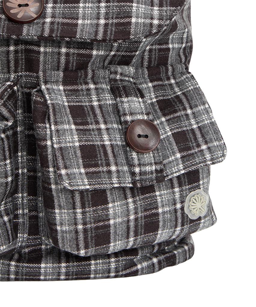 Dandel Dd Plaid Check Rucksack (Black)