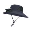 Outdoor Mountaineering Fishing Sun Hat With Large Solar Fan