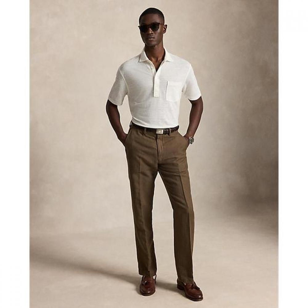 Polo Ralph Lauren Men S Manhattan claSSic Fit Linen Cotton pantS  Mnpopnt14g208 W36L34