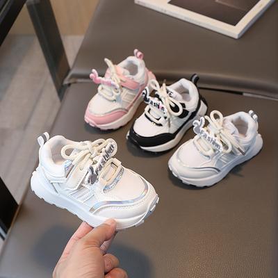 Frühlings- und Herbst-Kinder-Sneaker Jungen Atmungsaktive Mesh-Schuhe Mädchen Outdoor-Laufschuhe