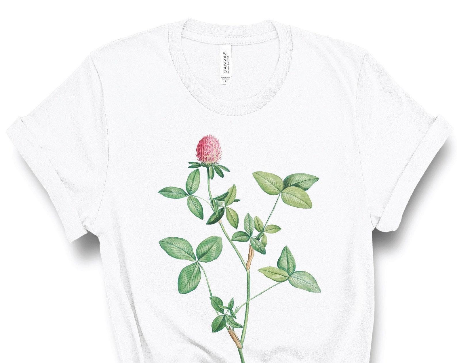 Botanical Shirt, Flower T-shirt, Vintage T-shirt, Vintage Botanical, Botanical Print, Vintage Flower Shirt, Graphic Tshirt, Wildflower, Tee 4XL